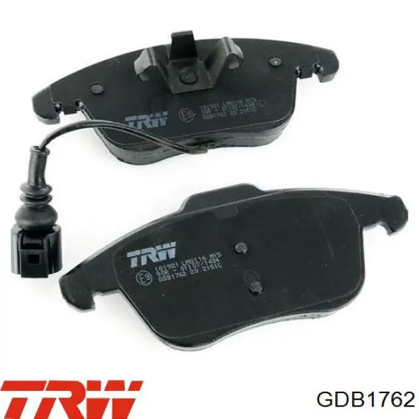 GDB1762 TRW Колодки передние