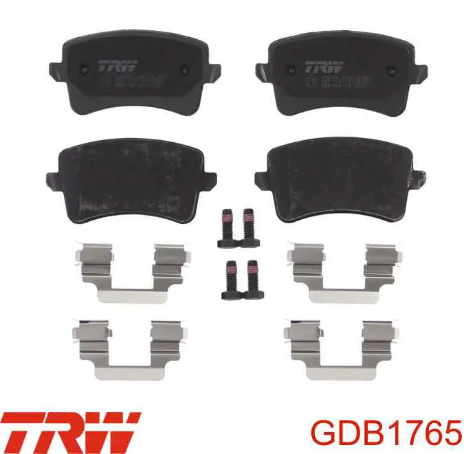 Купить GDB1765 TRW Колодки тормозные задние, дисковые
