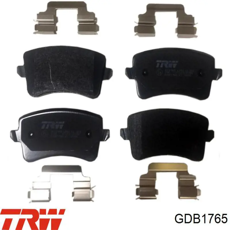 Задние тормозные колодки GDB1765 TRW