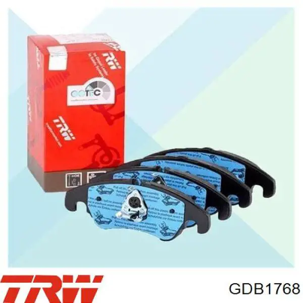 GDB1768 TRW Колодки передние