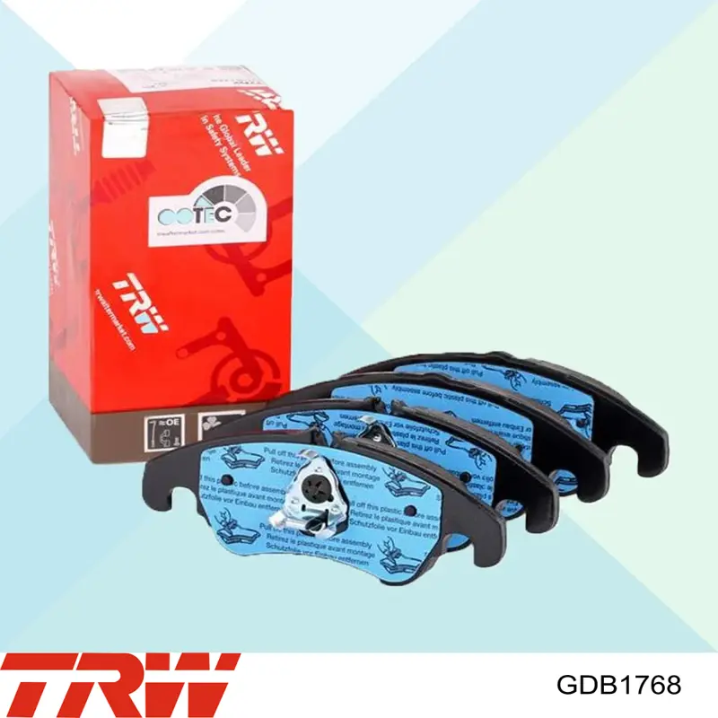 Колодки TRW GDB1768 цена, от 57.19 USD