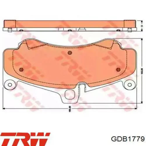 Передние тормозные колодки 99735194702 VAG