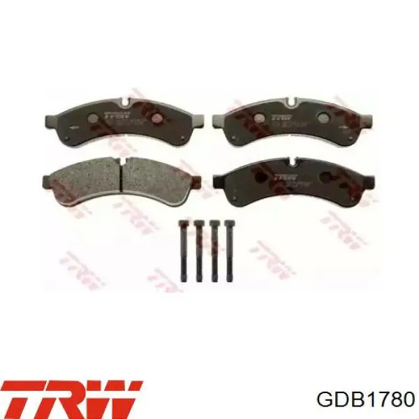 Задние дисковые колодки TRW GDB1780
