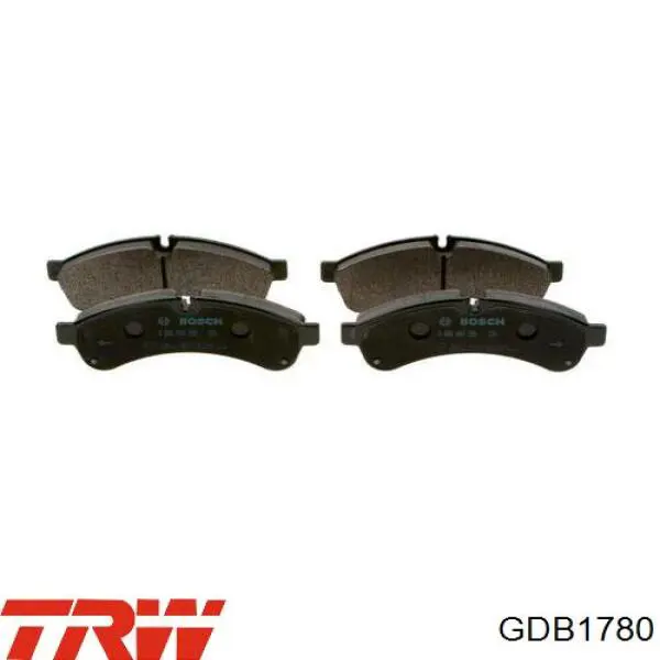 Купить GDB1780 TRW Колодки тормозные задние, дисковые