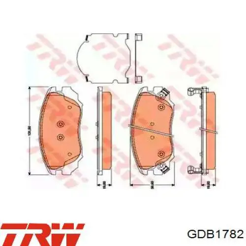 Тормозные колодки TRW GDB1782