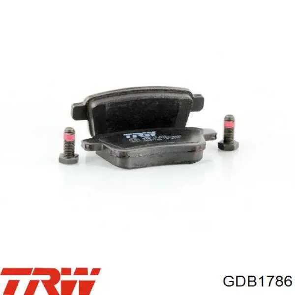 Задние тормозные колодки GDB1786 TRW