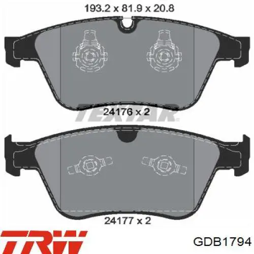 Купить 116136 Febi Колодки тормозные