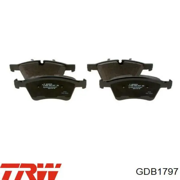 Колодки TRW GDB1797 цена, от 77.86 USD