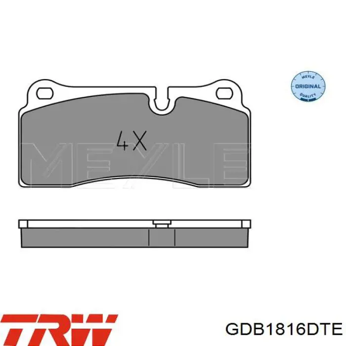 Купить 4L0698451F VAG Колодки тормозные задние, дисковые
