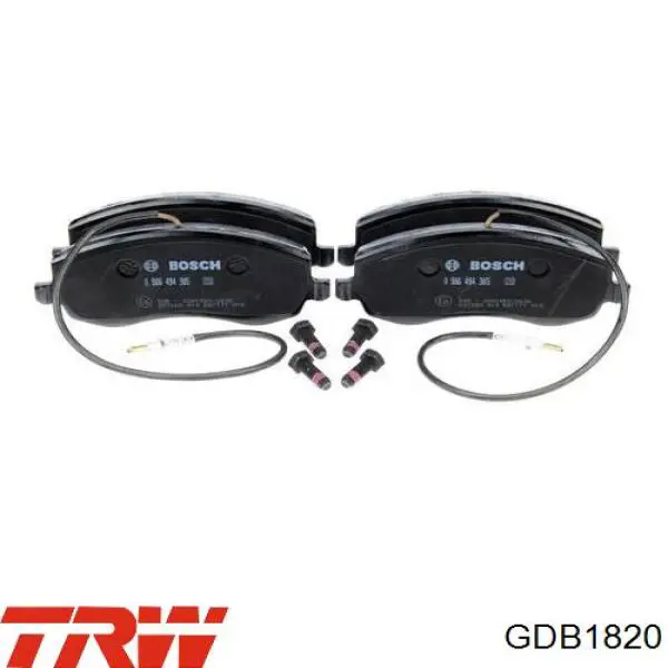 Колодки TRW GDB1820 цена, от 59.98 USD