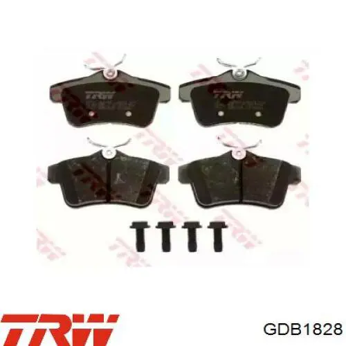 Задние дисковые колодки TRW GDB1828