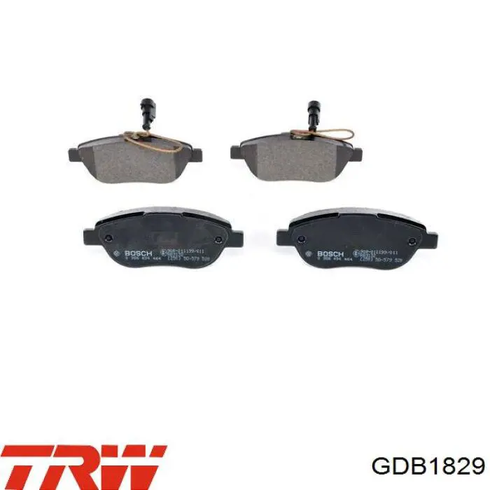 Передние тормозные колодки GDB1829 TRW