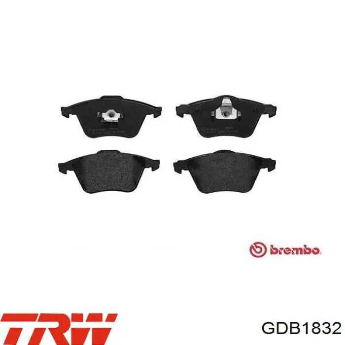 Передние тормозные колодки GDB1832 TRW