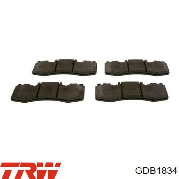Купить GDB1834 TRW Колодки тормозные