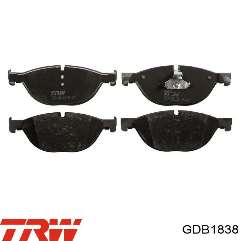 Колодки TRW GDB1838 цена, от 72.64 USD