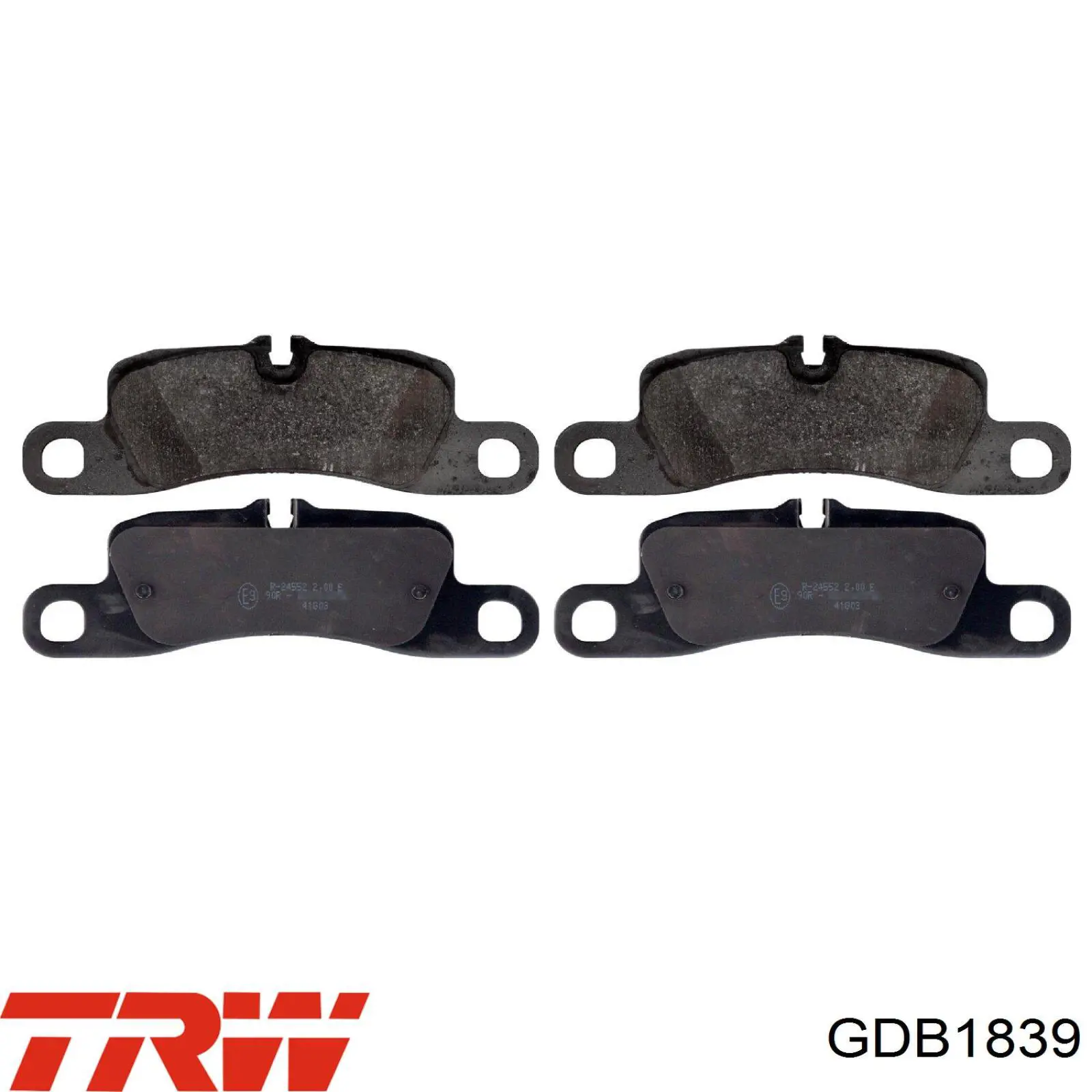 Купить GDB1839 TRW Колодки тормозные задние, дисковые