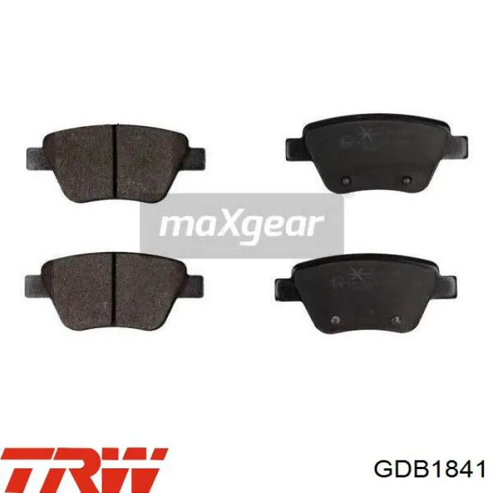 Купить GDB1841 TRW Колодки тормозные задние, дисковые
