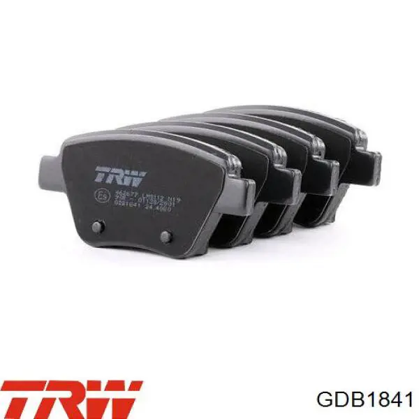 Задние тормозные колодки GDB1841 TRW