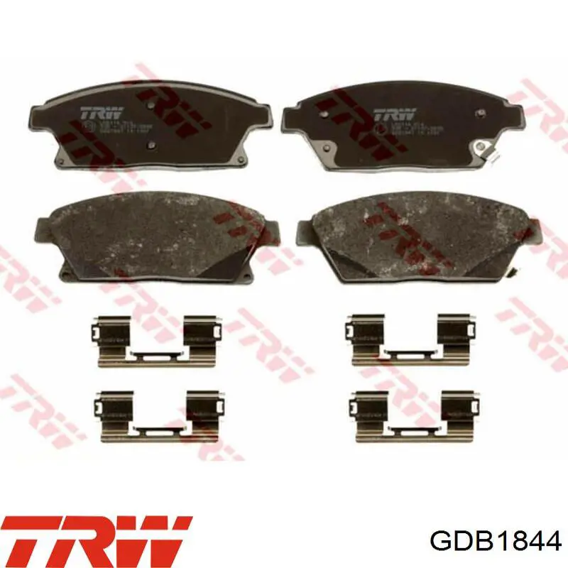 Колодки дисковые  TRW GDB1844 цена, от 31.28 USD