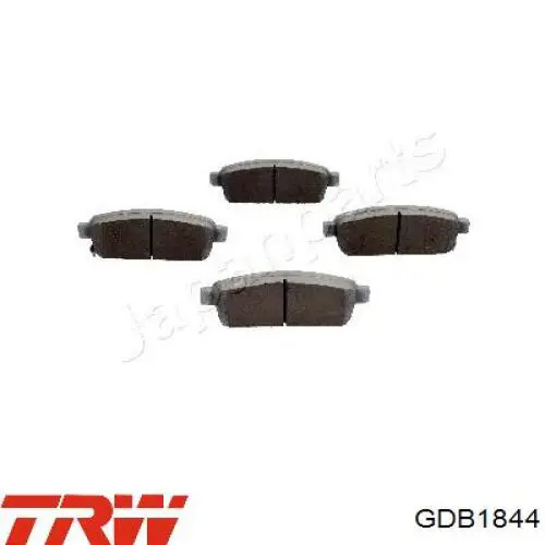 Купить GDB1844 TRW Колодки тормозные задние, дисковые