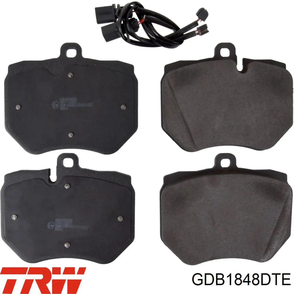 Колодки TRW GDB1848DTE цена, от 49.51 USD