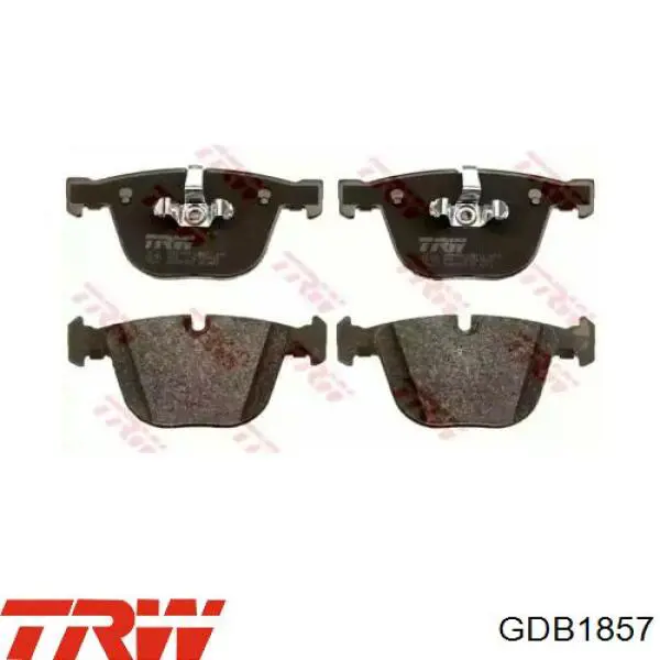 Колодки дисковые  TRW GDB1857 цена, от 47.75 USD