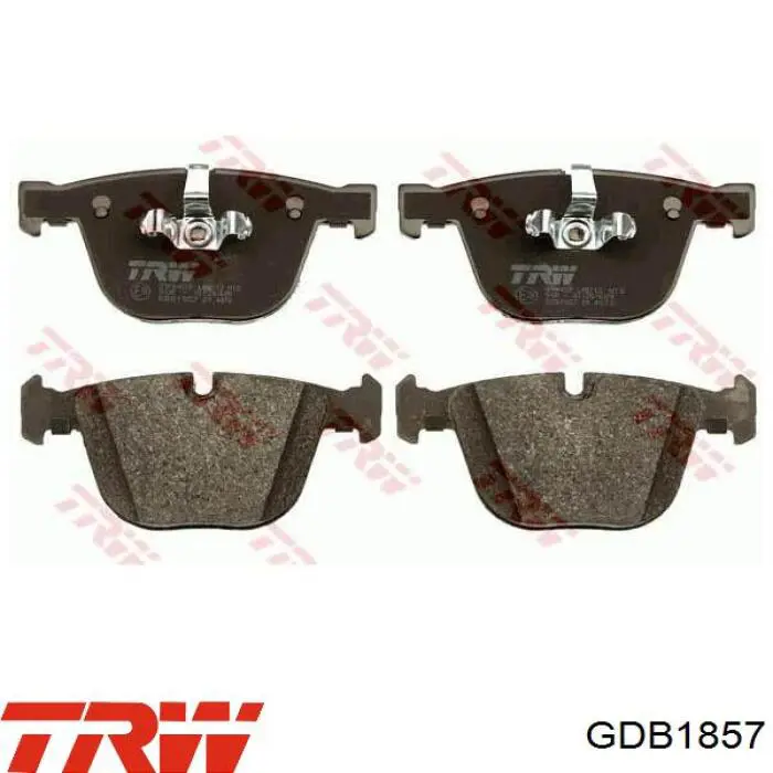 Купить GDB1857 TRW Колодки тормозные задние, дисковые