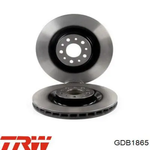 GDB1865 TRW колодки тормозные передние дисковые