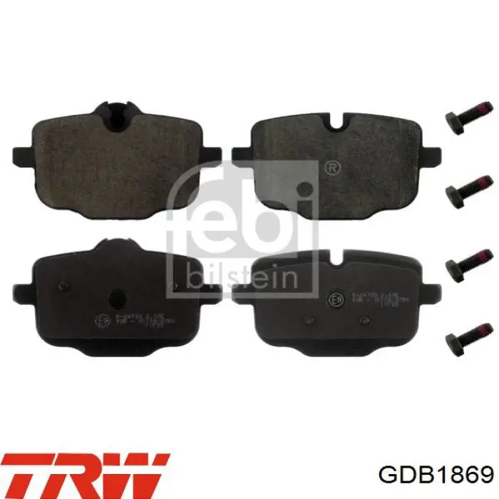 Купить GDB1869 TRW Колодки тормозные задние, дисковые