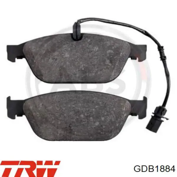 Передние тормозные колодки GDB1884 TRW