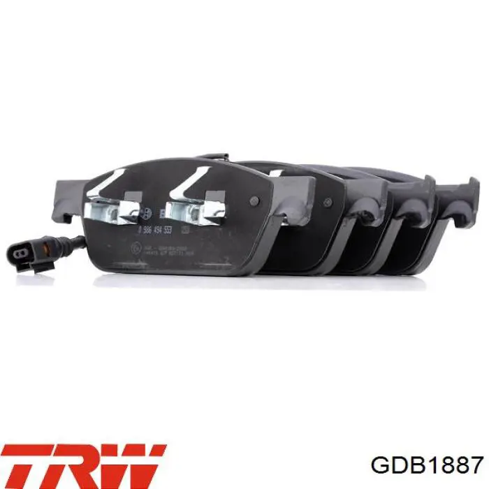 GDB1887 TRW Колодки передние