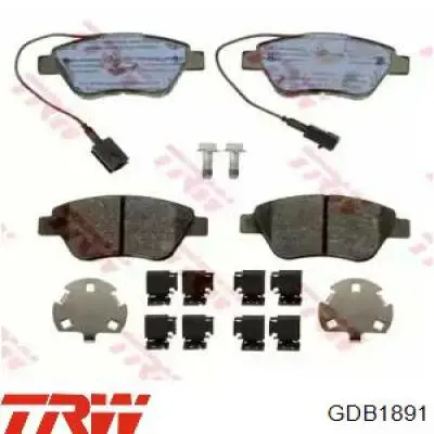 Передние тормозные колодки 252303 Hart