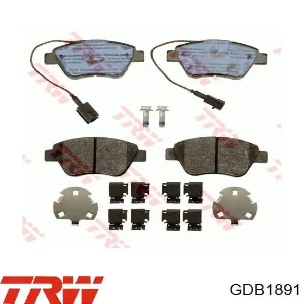 252303 Hart Колодки передние