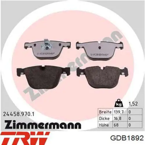 Купить 302290 VALEO Колодки тормозные задние, дисковые