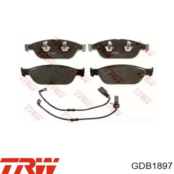 Купить GDB1897 TRW Колодки тормозные