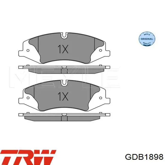 Купить GDB1898 TRW Колодки тормозные