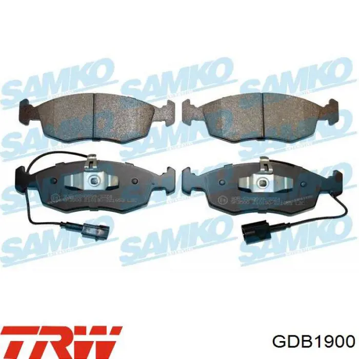 Купить GDB1900 TRW Колодки тормозные