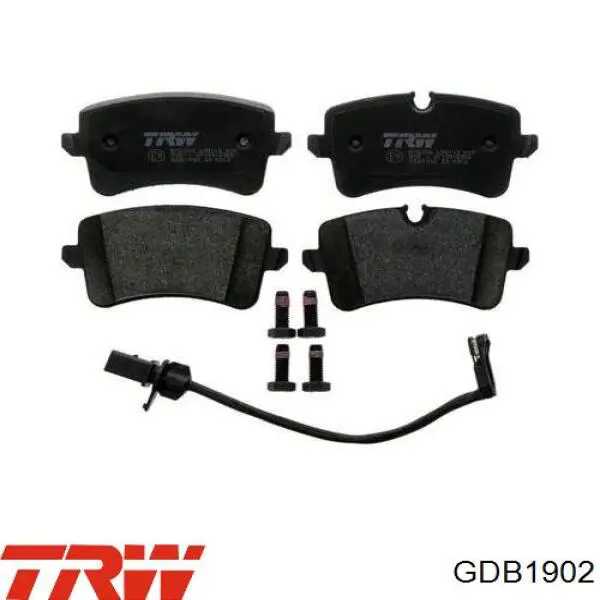 Купить GDB1902 TRW Колодки тормозные задние, дисковые