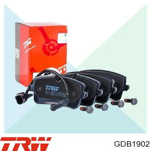 Задние тормозные колодки GDB1902 TRW