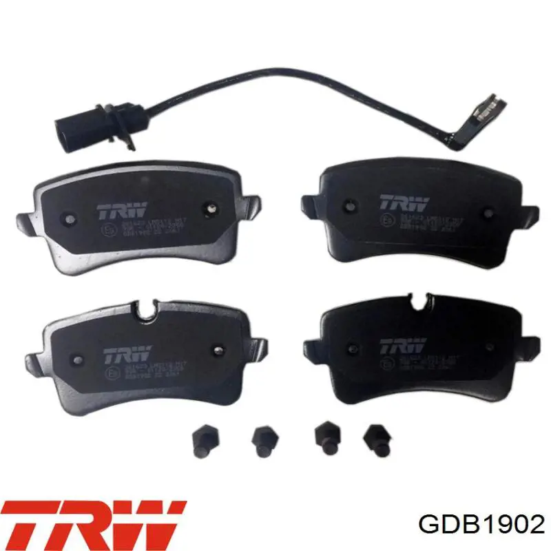 Задние тормозные колодки GDB1902 TRW