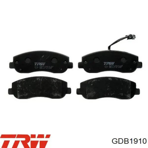 Купить GDB1910 TRW Колодки тормозные