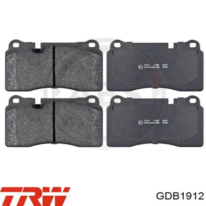 Тормозные колодки TRW GDB1912