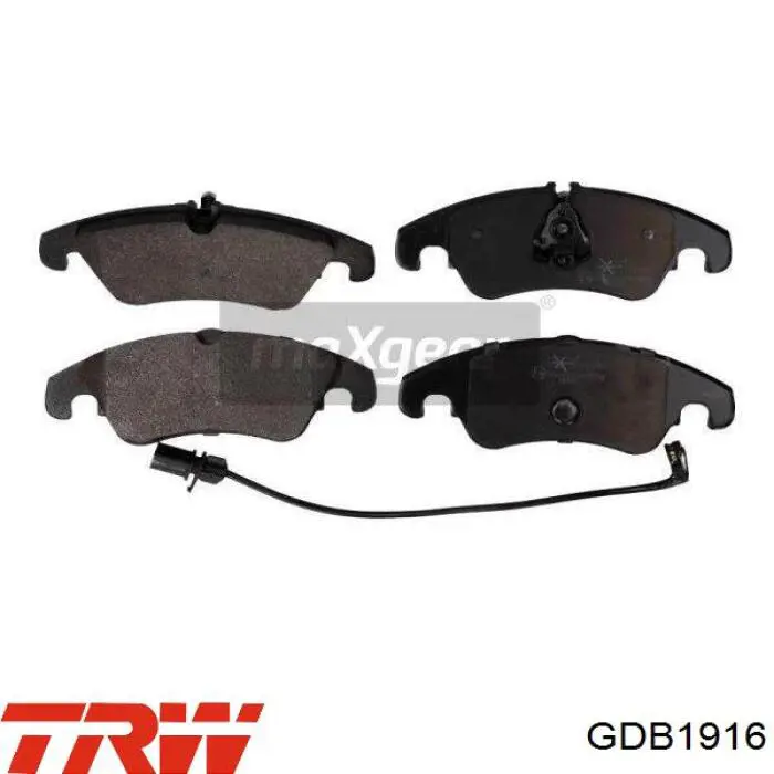 Купить GDB1916 TRW Колодки тормозные