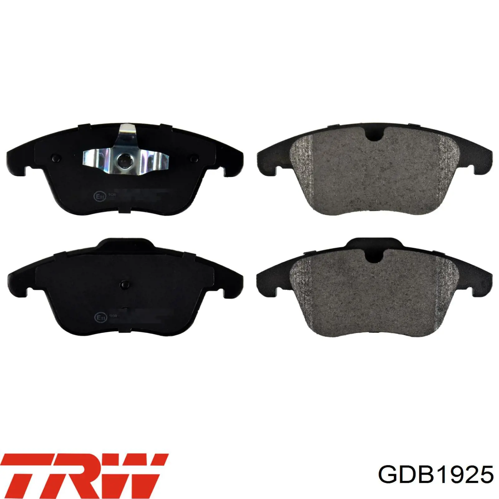 Передние тормозные колодки GDB1925 TRW
