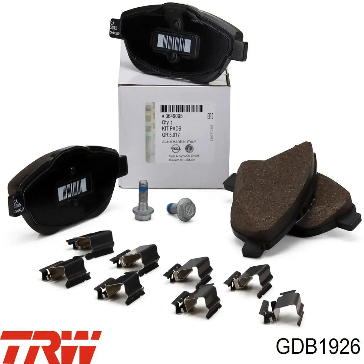 Передние тормозные колодки GDB1926 TRW