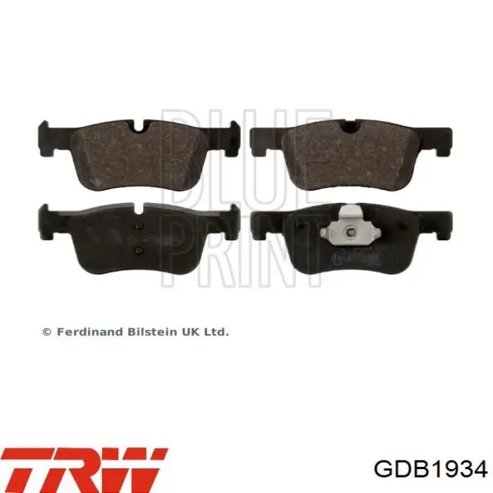 Передние тормозные колодки GDB1934 TRW