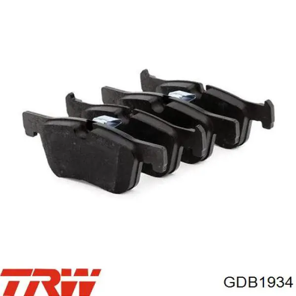 Купить GDB1934 TRW Колодки тормозные