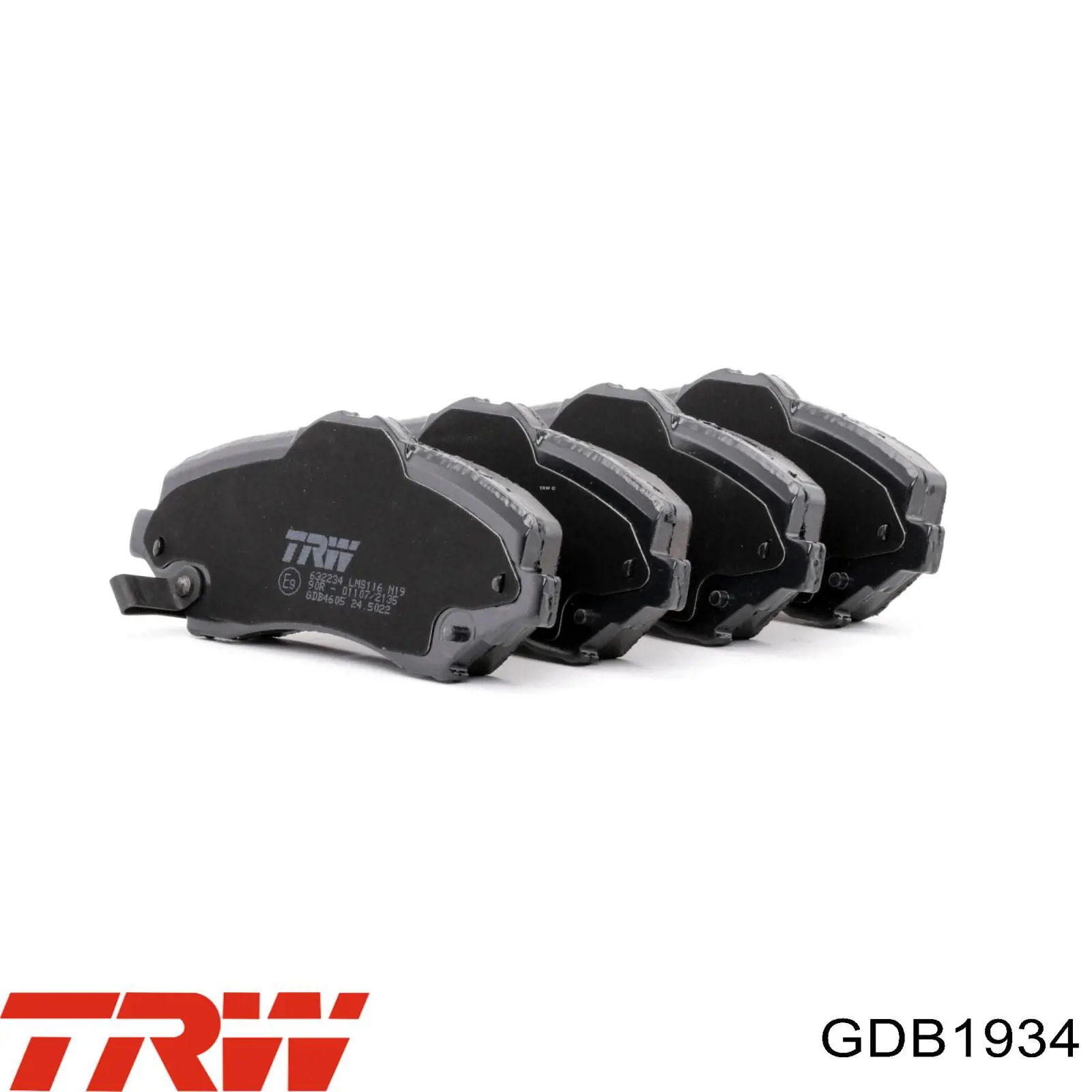 GDB1934 TRW Колодки передние