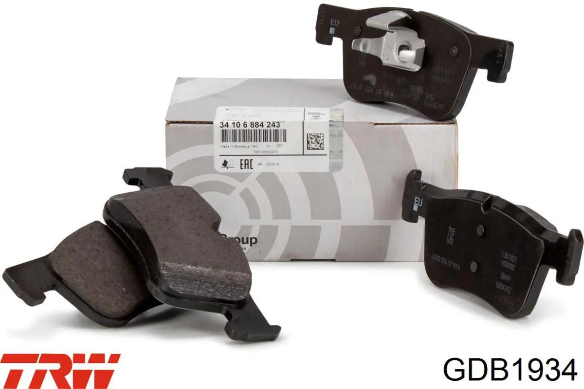 Колодки TRW GDB1934 цена, от 53.95 USD