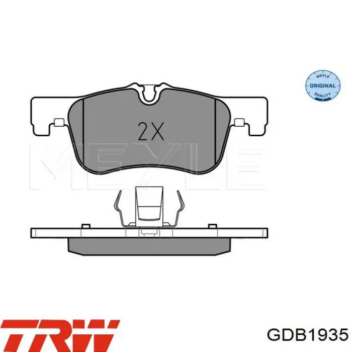 Колодки TRW GDB1935 цена, от 52.78 USD